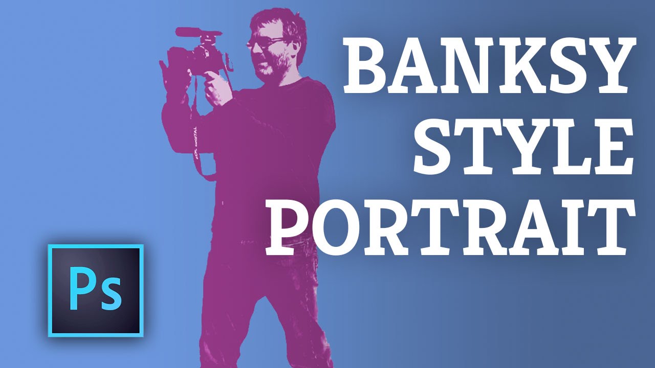 Photoshop Tutorial: How to Create a Banksy Style Stencil Graffiti out of  any photo! 