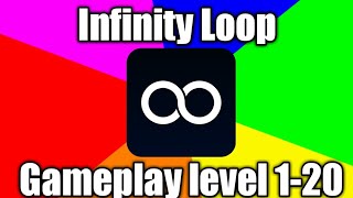 Gameplay santai Infinity Loop level 1-20 screenshot 4