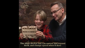 UGEARS Harry Potter Knight Bus - Wooden Bus Model Kits 3D Puzzles for Adults