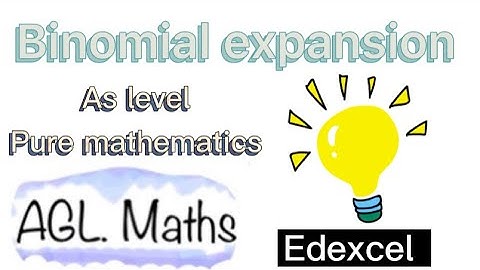 Binomial expansion | As level | Pure mathematics | Edexcel