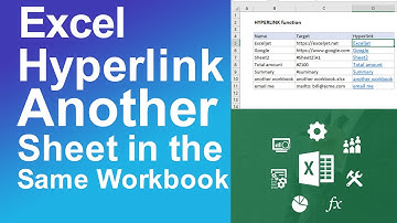 Excel hyperlink another sheet in the same Workbook