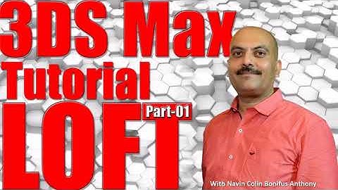 3DS Max Tutorial: Lofting a spline Part - 01