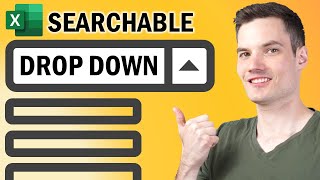 🔎 How to Create Searchable Drop Down List in Excel