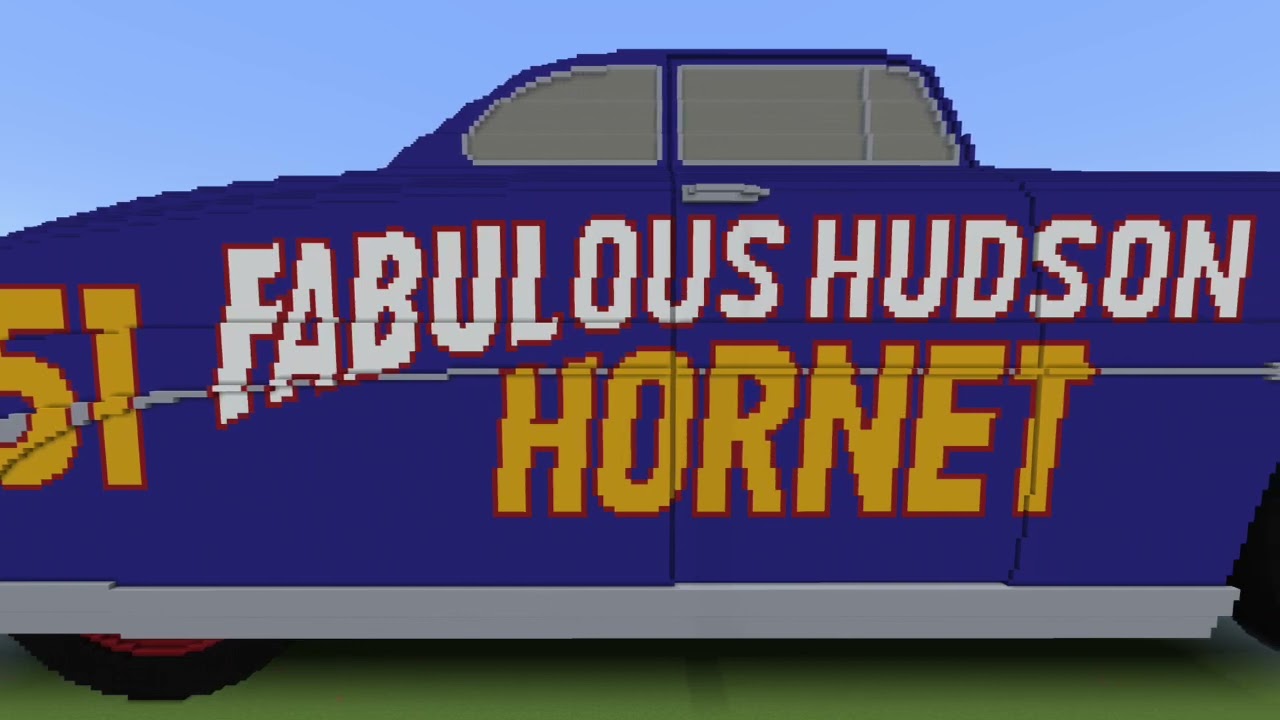 Minecraft Disney Pixar Cars Mega Build - Fabulous Hudson Hornet