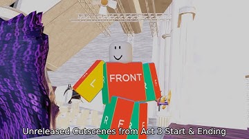 Unreleased Cutscenes from Act 3 - Roblox TDS