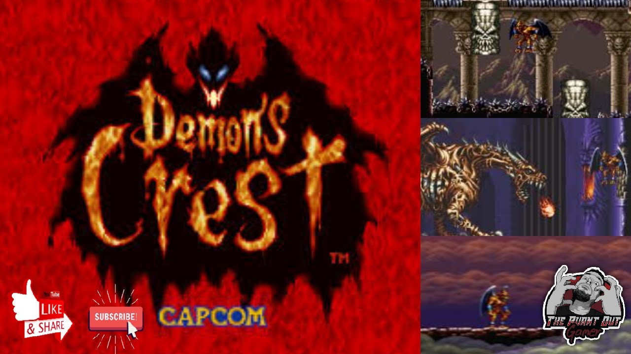 Capcom Demon Demon's Crest - CINEMATIC OPENING INTRO! - SNES - 1994 - CAPCOM - # ...