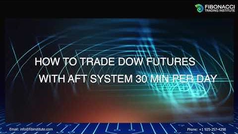 How to Trade Dow Futures with AFT System 30 Min Per Day | Fibonacci Trading Institute