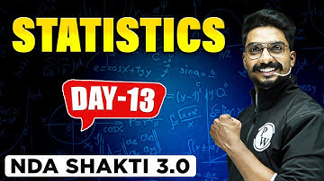 NDA Maths 2023 | Statistics | NDA CRASH COURSE