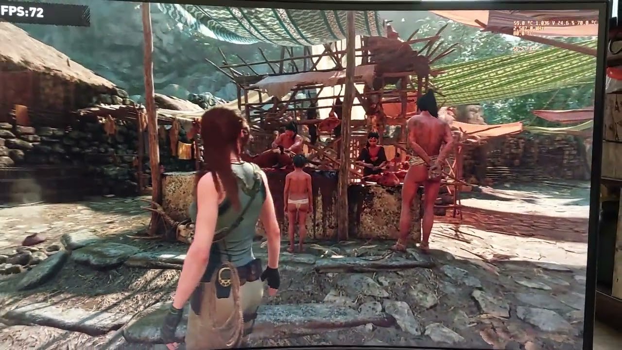 Gigabyte RX 7700 XT 12GB, MSI X570 Tomahawk Wi-Fi,  3900X , SOTTR,  Cyberpunk2077 test