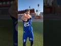 Othman Maâma In The Style Of Hakim Ziyech Takes On A Long Range Shooting Challenge In Preparati 
