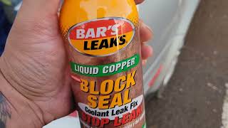 Stop Coolant leak within minutes! (Bar's Leaks Liquid Copper Block Seal Coolant Leak Fix)