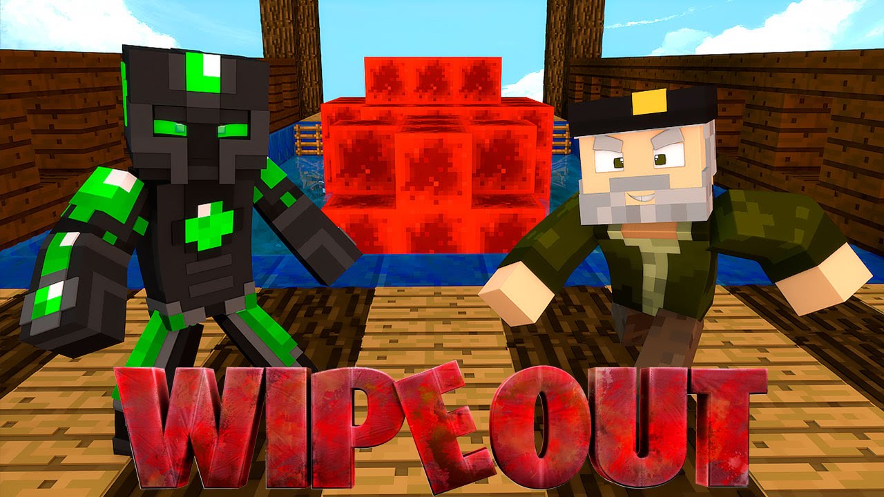 SALTO IMPOSIBLE?? WIPEOUT | Minecraft Race Map