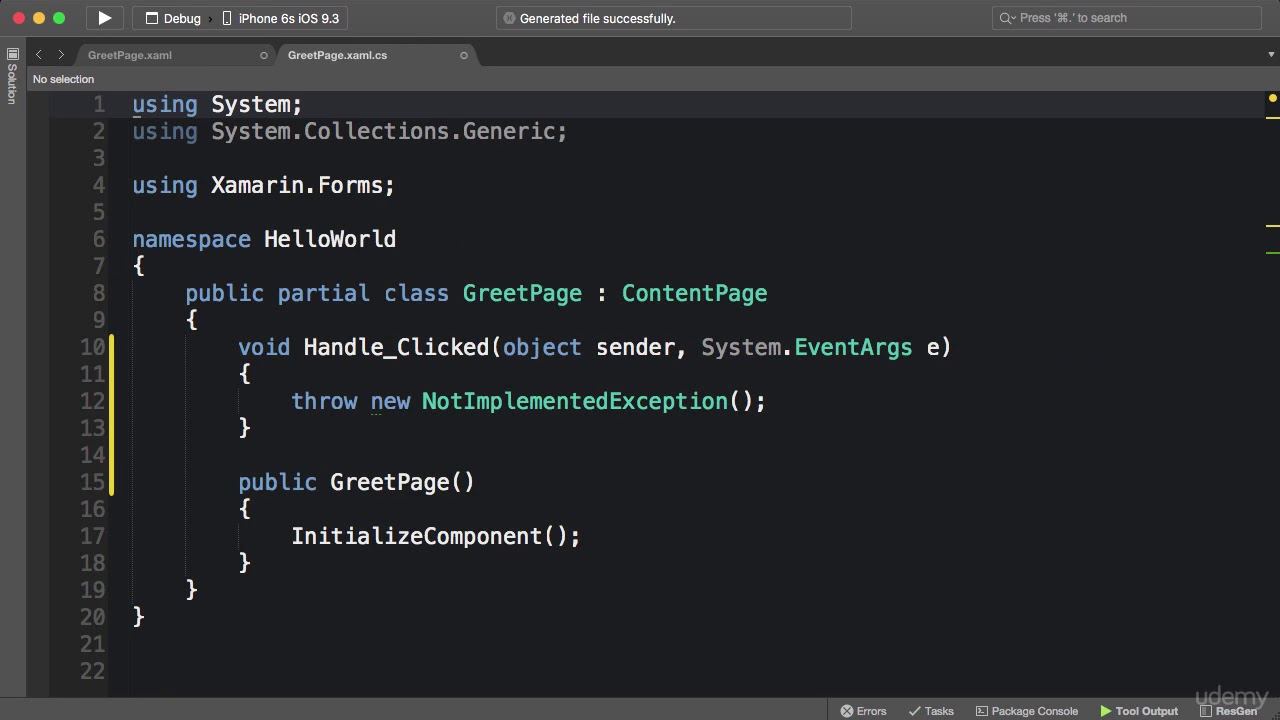 006 Your First Xamarin Forms App - Xamarin Forms Course - YouTube