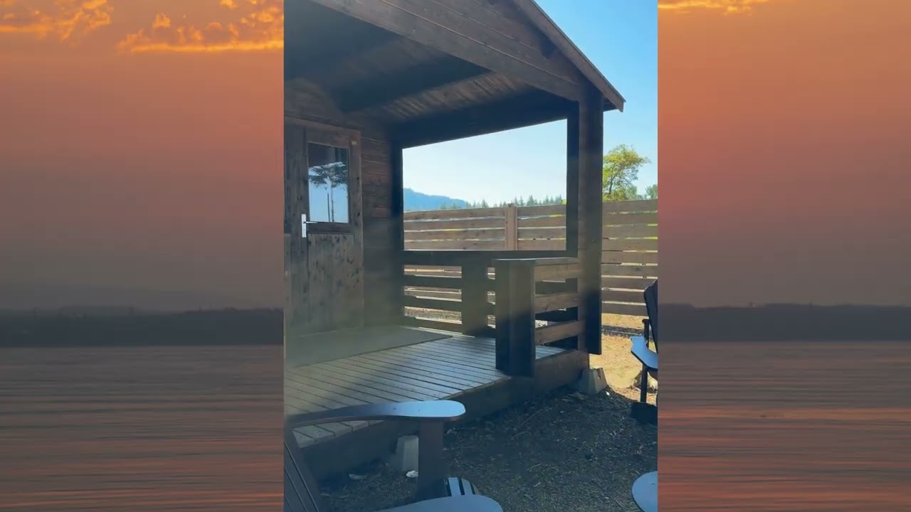 Quadra Bunkie Fossil Beach Farm Hornby Island