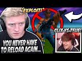 Tfue Shows *NEW* GLITCH That Makes You NEVER Have To RELOAD! Clix VS Tfue Gets TOXIC! - Fortnite