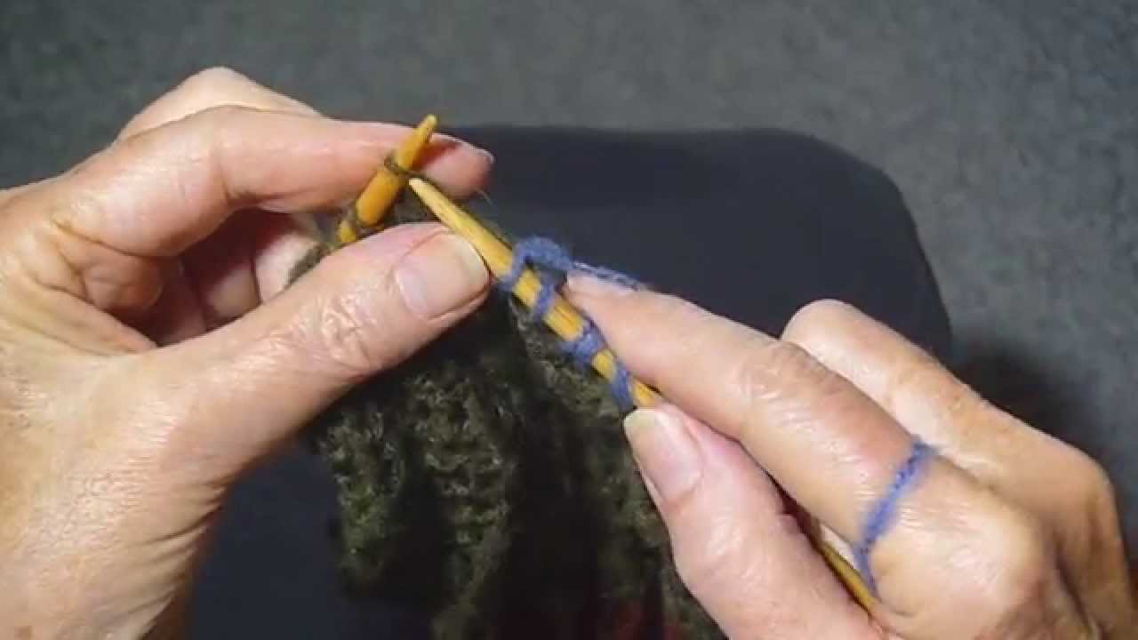 Colour Changing Ribbing ADD COLOR TO RIBBING - YouTube