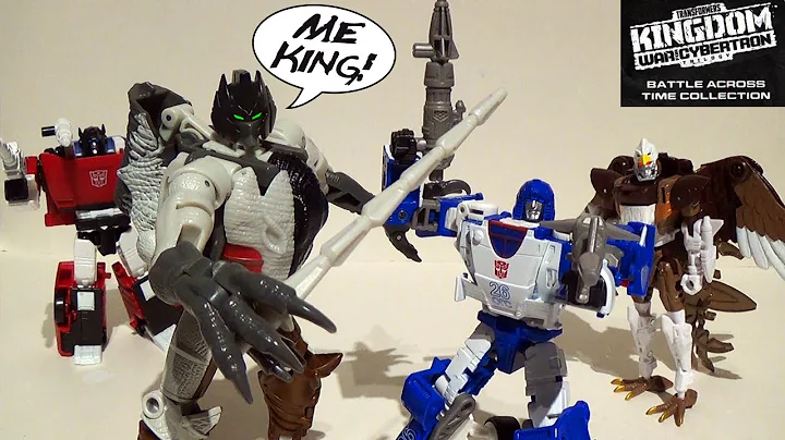 Transformers Kingdom Grimlock & Mirage - Battle Across Time WFC-K40  Amazon Exclusive