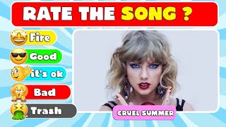 RATE THE SONG 🎵 #1 | 2023 Top Songs Tier List | Music Quiz