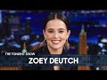 Zoey Deutch Quizzes Jimmy on His Yiddish Vocabulary (Extended) | The Tonight Show