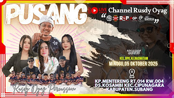 🔴LIVE SIANG RUSDY OYAG PERCUSSION || Ngunduh Mantu Taopik & Yulinda " Cipunagara Subang "