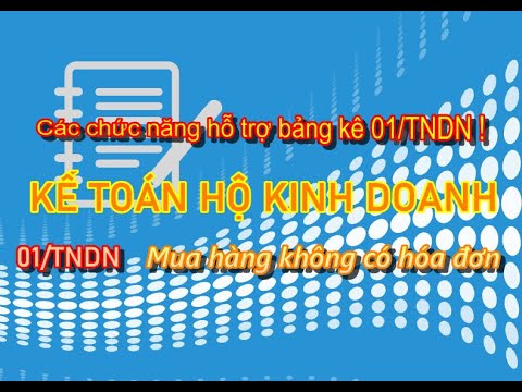 Video Hướng dẫn các chức năng hỗ trợ bảng kê 01/TNDN (mua... - youtube