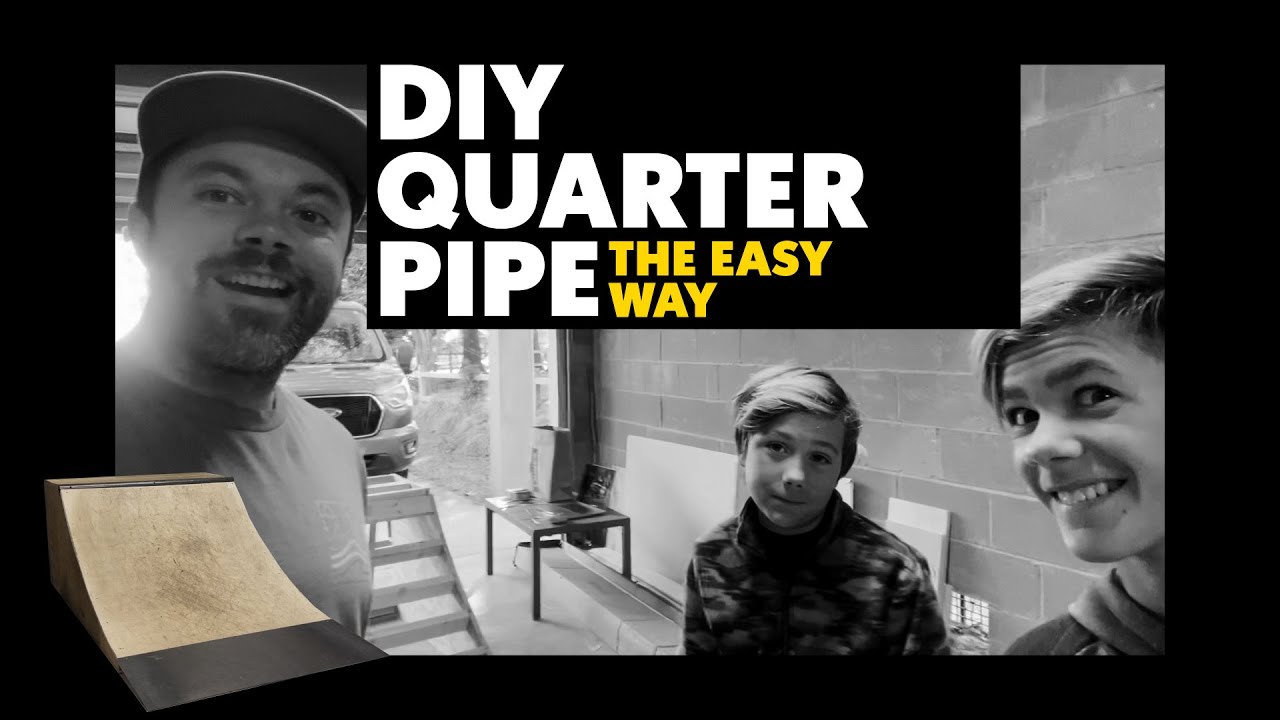 DIY QUARTER PIPE! (the easy way)