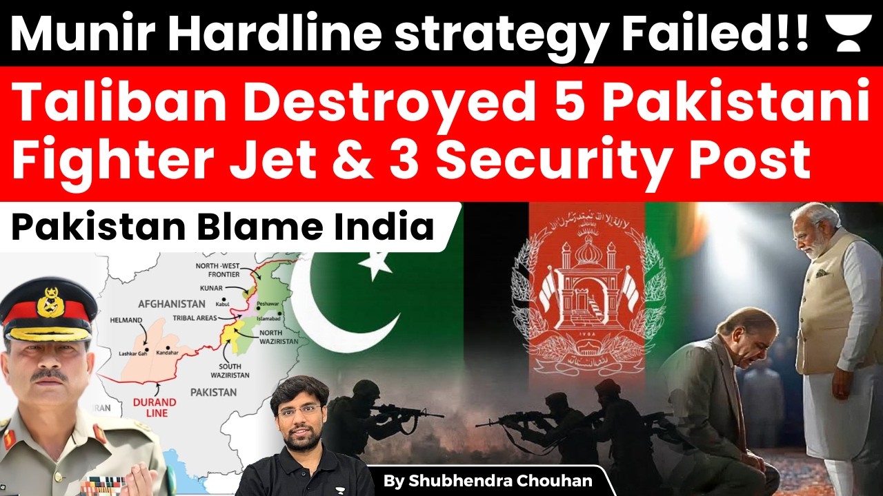 Asim Munir Hardline Strategy Fails? Taliban Destroys 5 Pak Jets; Pakistan Blames India