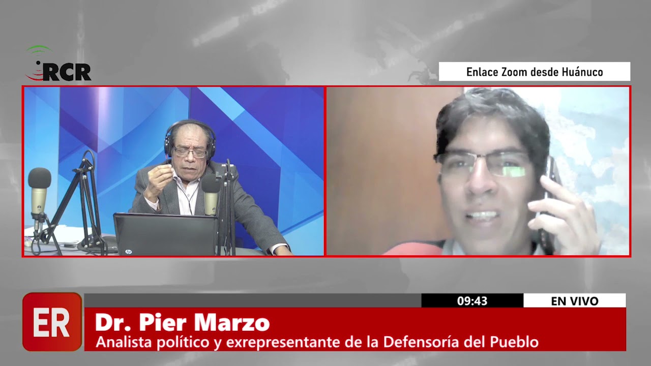 ENTREVISTA A PIER MARZO, ANALISTO POLÍTICO Y EXREPRESENTANTE DE LA DEFENSORÍA DEL PUEBLO.