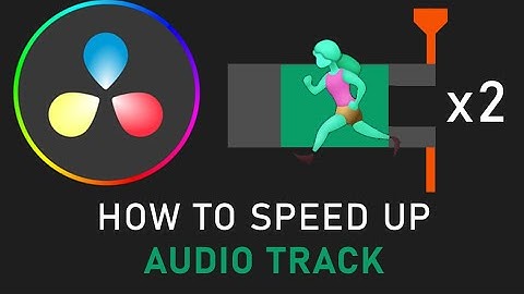 How To Make Sound Faster In DaVinci Resolve 18 (speed up voice or soundtrack)