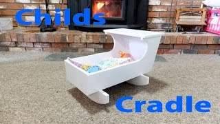 A Child's Doll Cradle - A Woodworkweb.com Woodworking Video