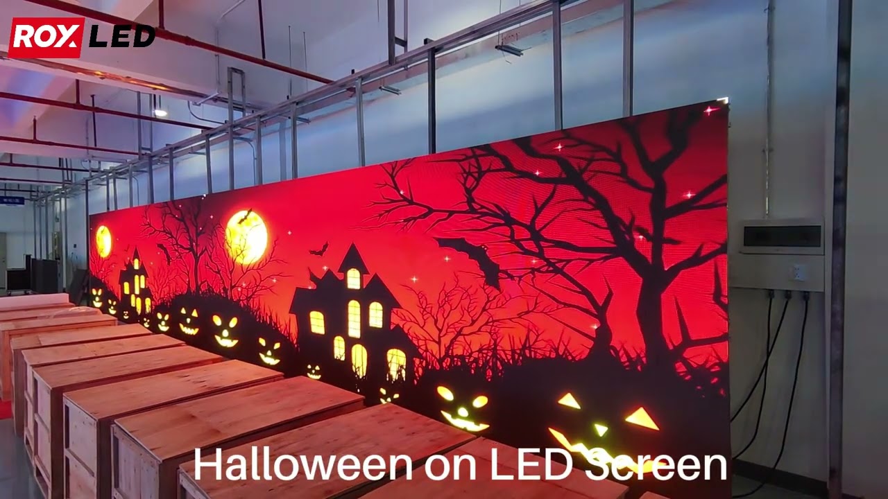 Halloween Visuals on LED Display | Stunning Outdoor Advertising Demo