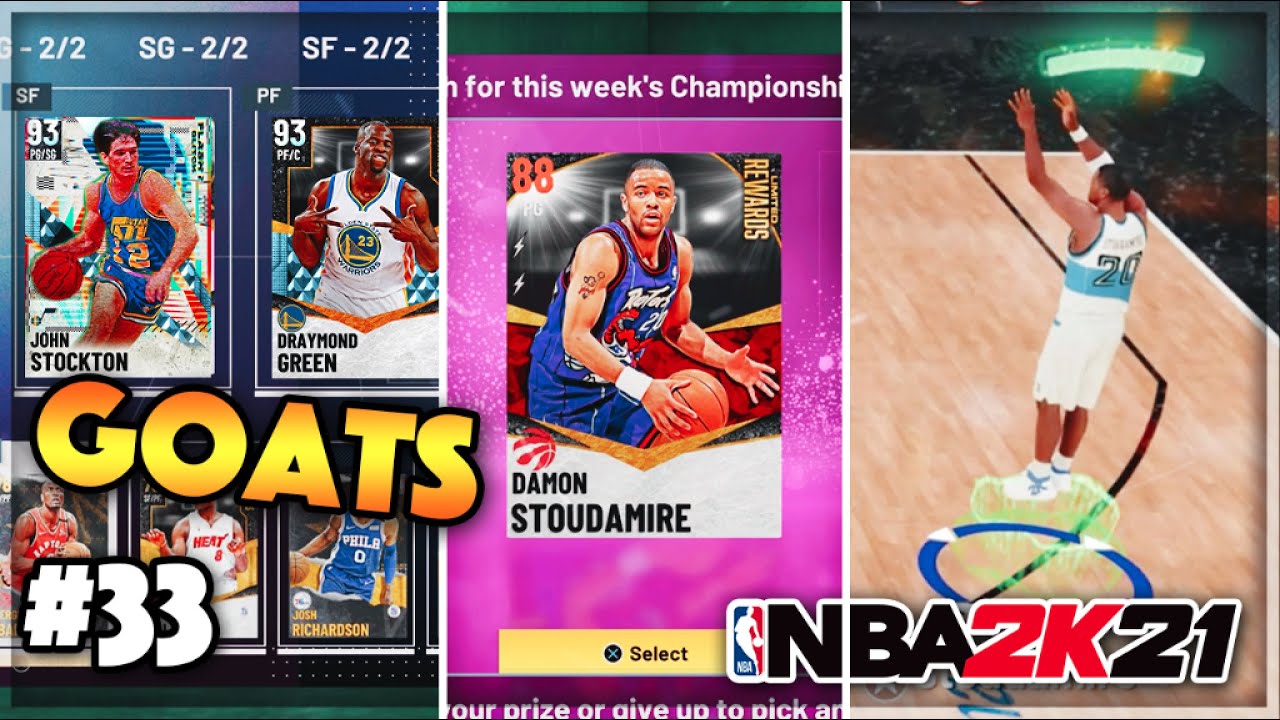 I Got This Incredible Free Evo Card Using The Best Limited Squad Nba 2k21 Myteam Journey 33 Youtube