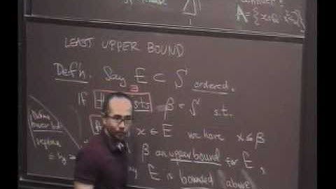 Real Analysis, Lecture 3: Construction of the Reals