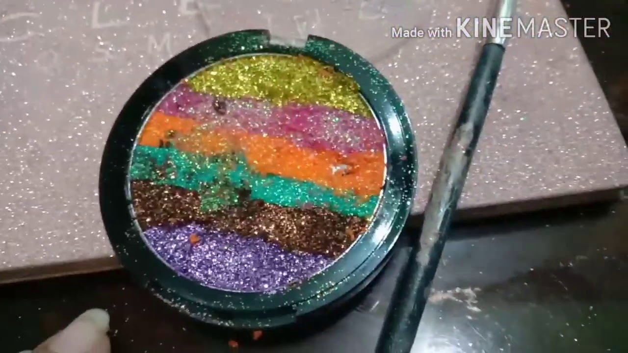 kashee's eyes glitter look how to achieve YouTube