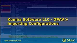 DPAA® - Importing Configurations Content