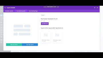 How to import full page in divi library