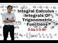 Integral calculus  integrals of trigonometric functions