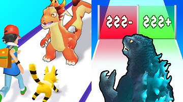 Monster Squad Rush VS Kaiju Run - All Levels Gameplay Android, ios (Part 181)