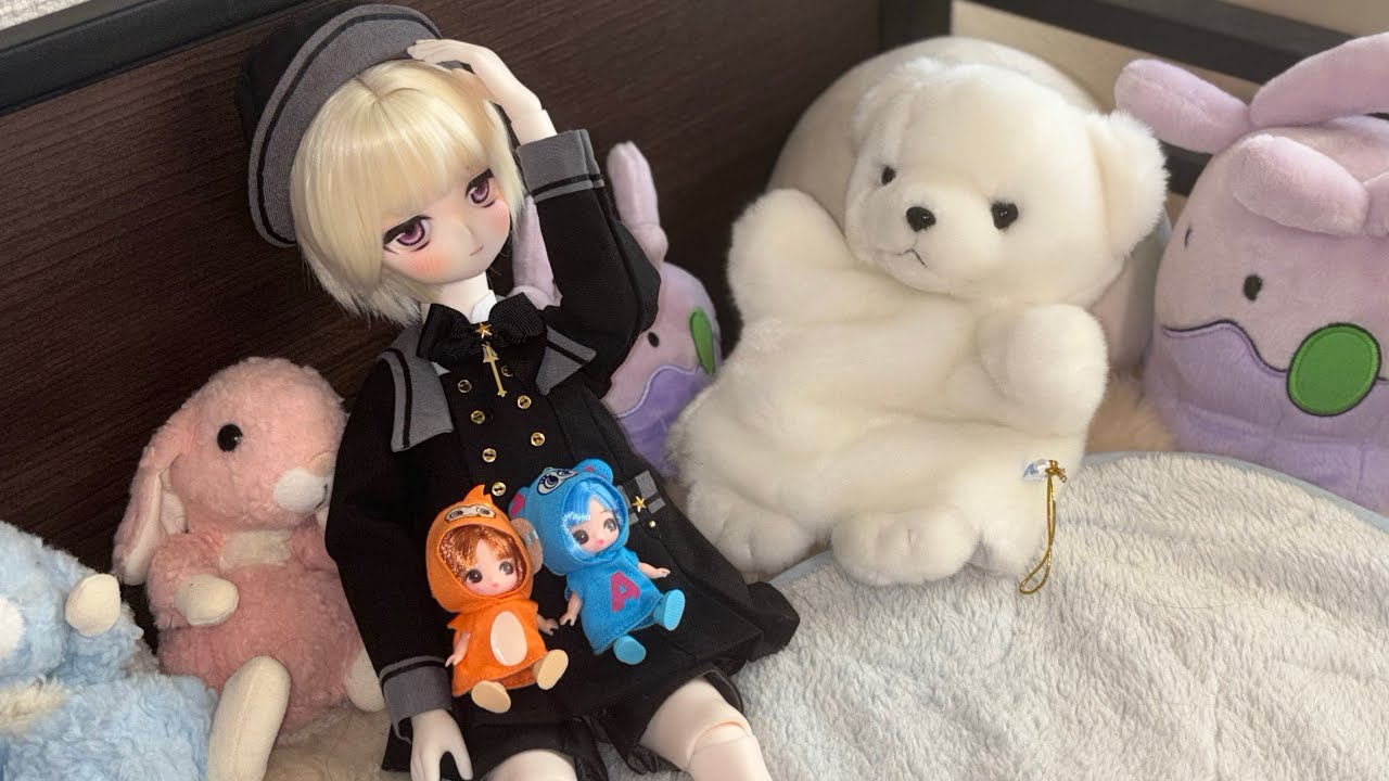 新しいお友達っ𐔌ᵔ⁔ ܸ.  ̫ .⁔ ͡ 𐦯ぷちりかchan ドールさん