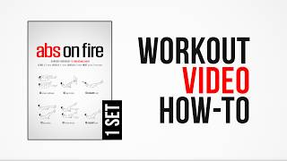 Abs on Fire Workout [ How-To ] [ One Set ] by #DAREBEE