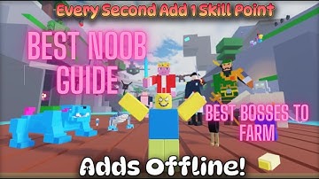 (no music) Best Noob guide (every second add 1 skill point)