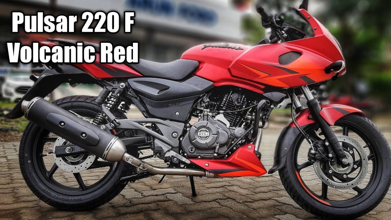 2019 Bajaj Pulsar 220 Volcanic Red Review. YouTube