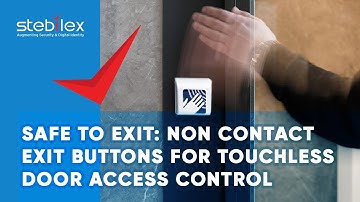Non-Contact Exit Buttons for Touchless Door Access Control Dubai UAE Qatar Saudi Arabia Kuwait