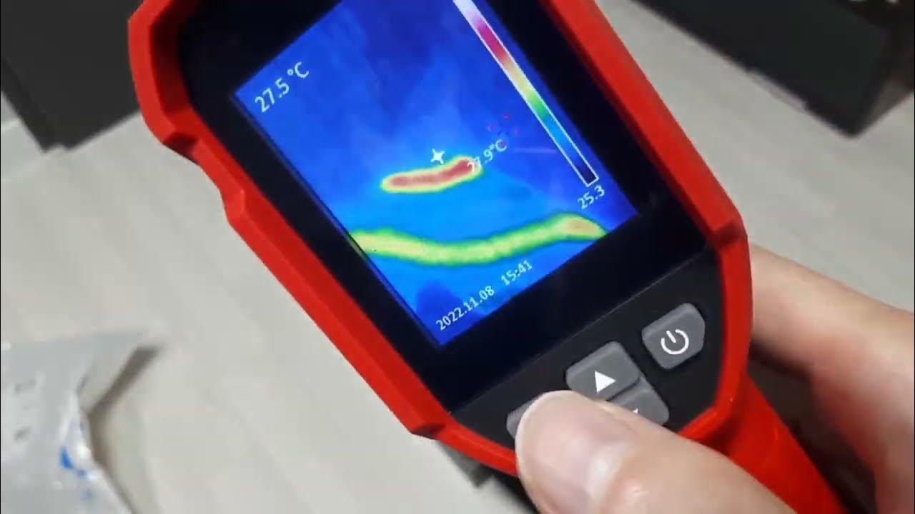 UTi 120S 열화상 카메라 레이저 불량 - YouTube