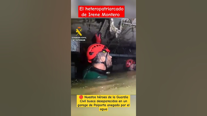 🔴 Nuestros héroes de la  Guardia Civil buscando desaparecidos en un garage anegado por el agua
