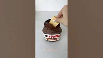 Nutella Chocolate Dipping Chocolate Nutella SweetLittleHands 