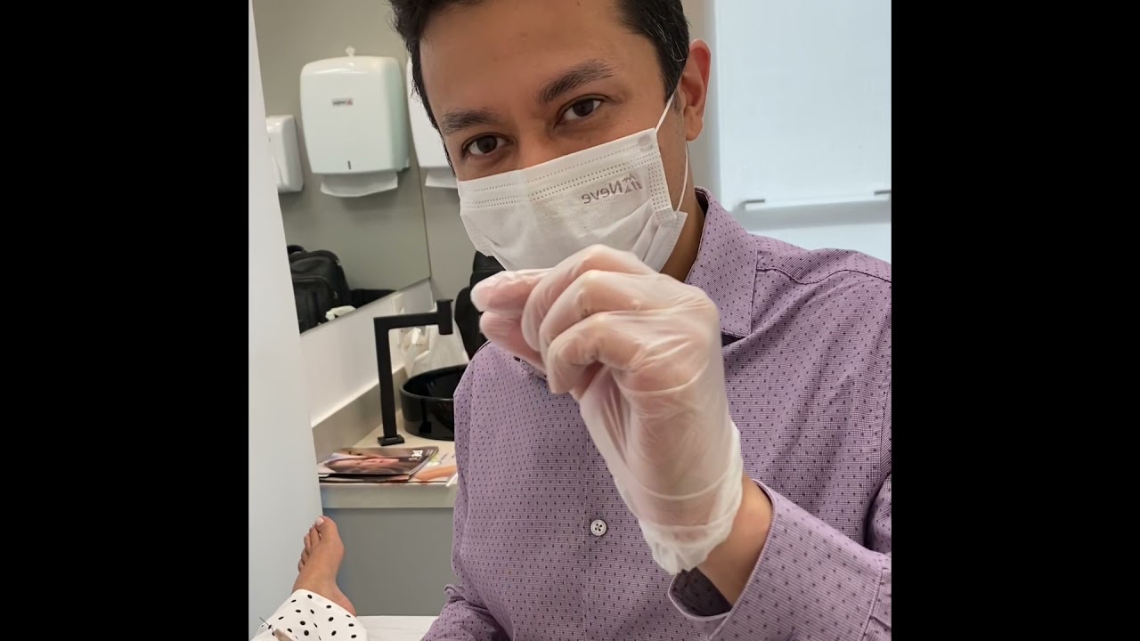 Aplicação de corticoide em cicatriz hipertrófica ( @clinicanishimoto )