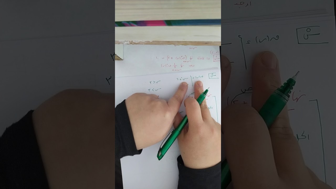 اسئله خارجيه على نظريات في النهايات