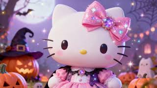 Halloween hello kitty sparkling screensaver ♡ kawaii spooky cute desktop background