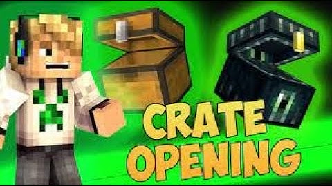 Opening legendary and master crates in HylexMC!!